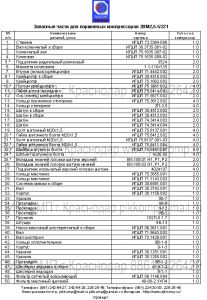 запчасти поршневых компрессоров 2ВМ2.5-5/221,ПИККОМП,Краснодар,(861)225-25-45