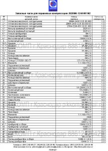 запчасти поршневых компрессоров 202ВМ4-12/65 М1 М2,ПИККОМП,Краснодар,225-25-45